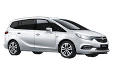 Car Hire Kettering - Vauxhall Zafira 7-Seater - Minibus hire Kettering
